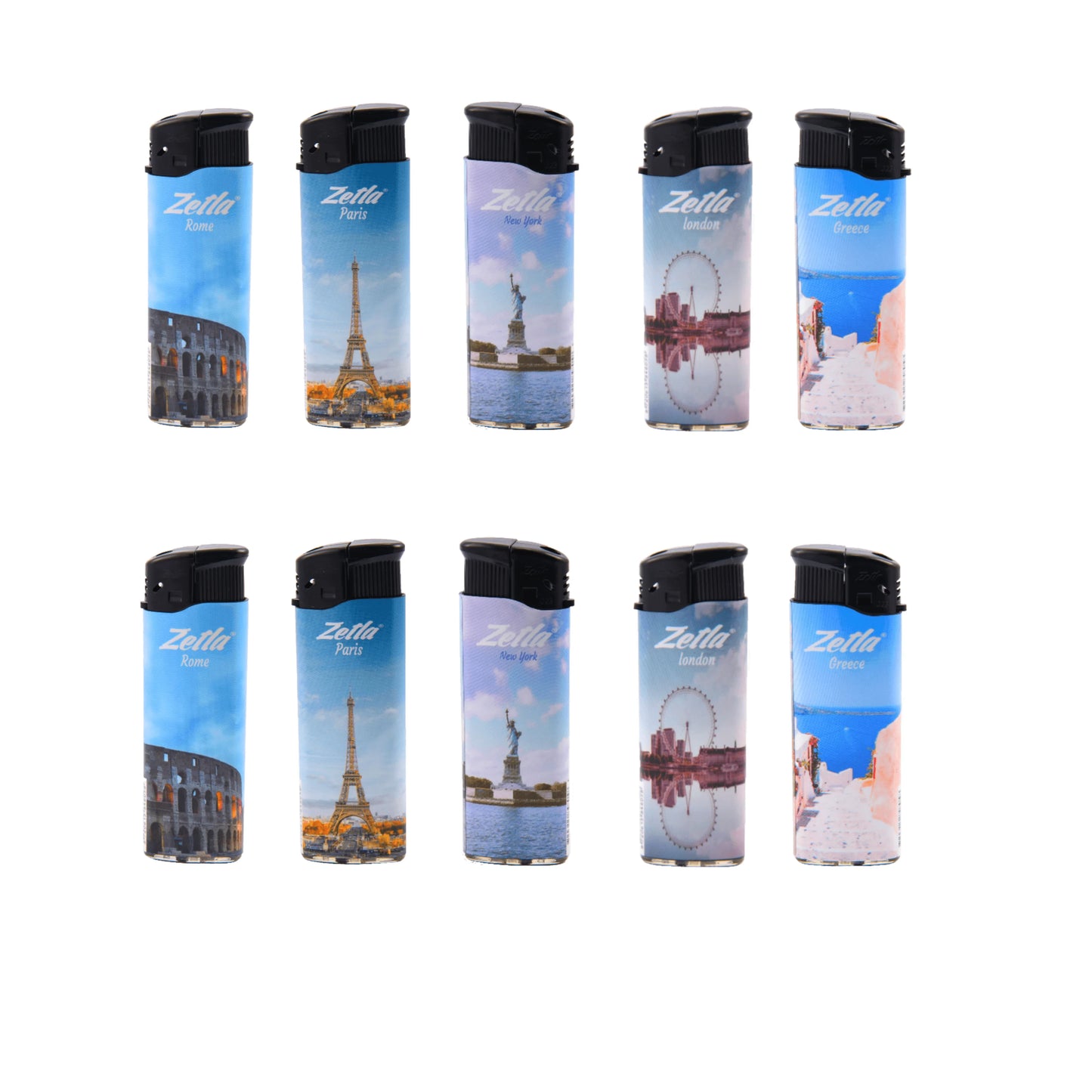 Zetla Click Lighters The Cities - Zetla