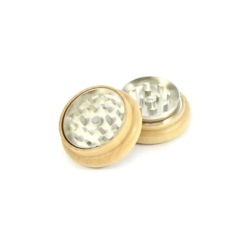 Wooden Grinders 2 Parts Rotterdam (DK4871A) - Zetla