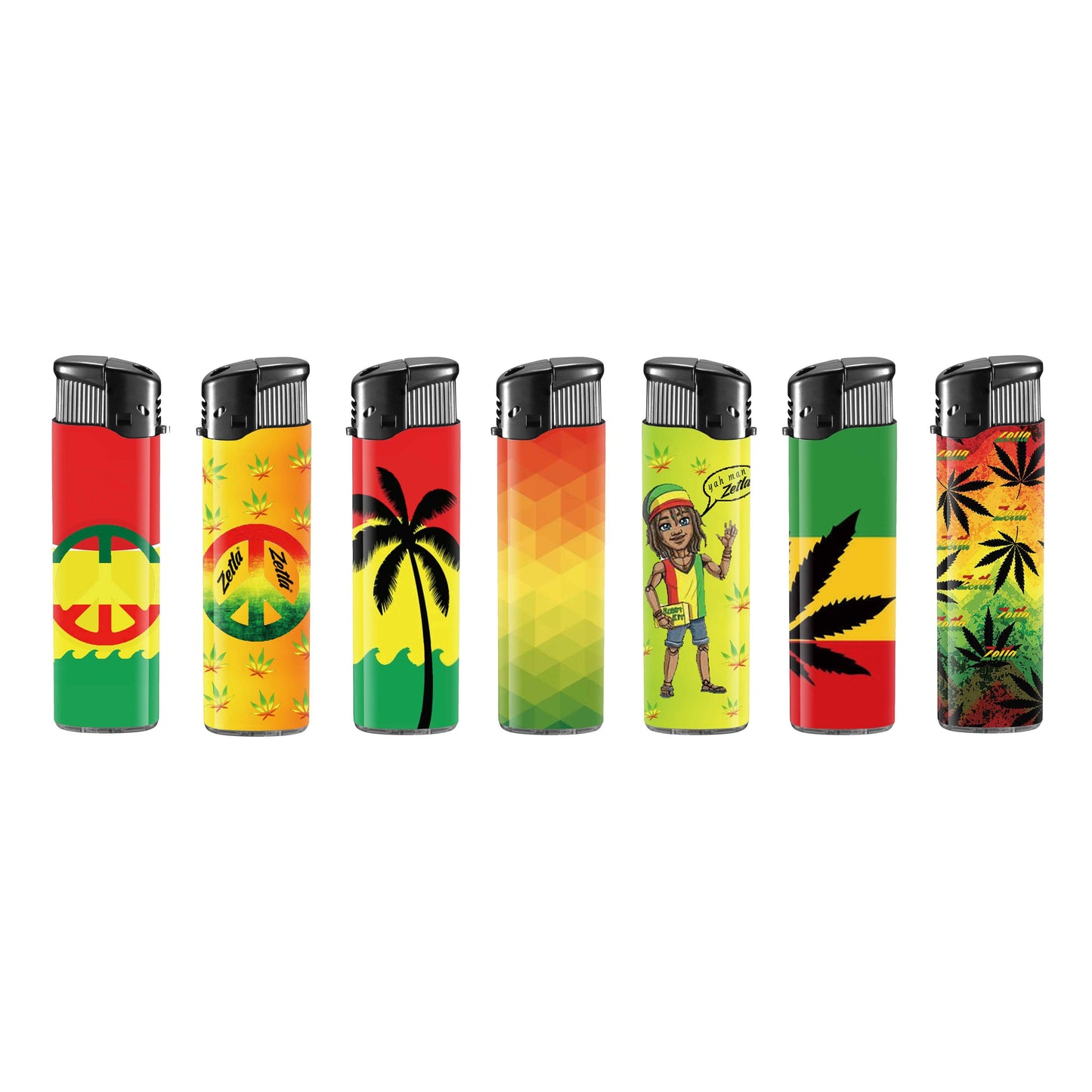 Zetla Click Lighters Rasta Man - Zetla