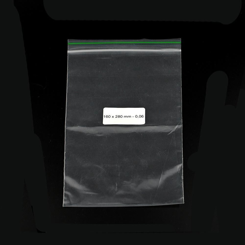 Ziplock Bag 160x280mm 0,09mm - Zetla