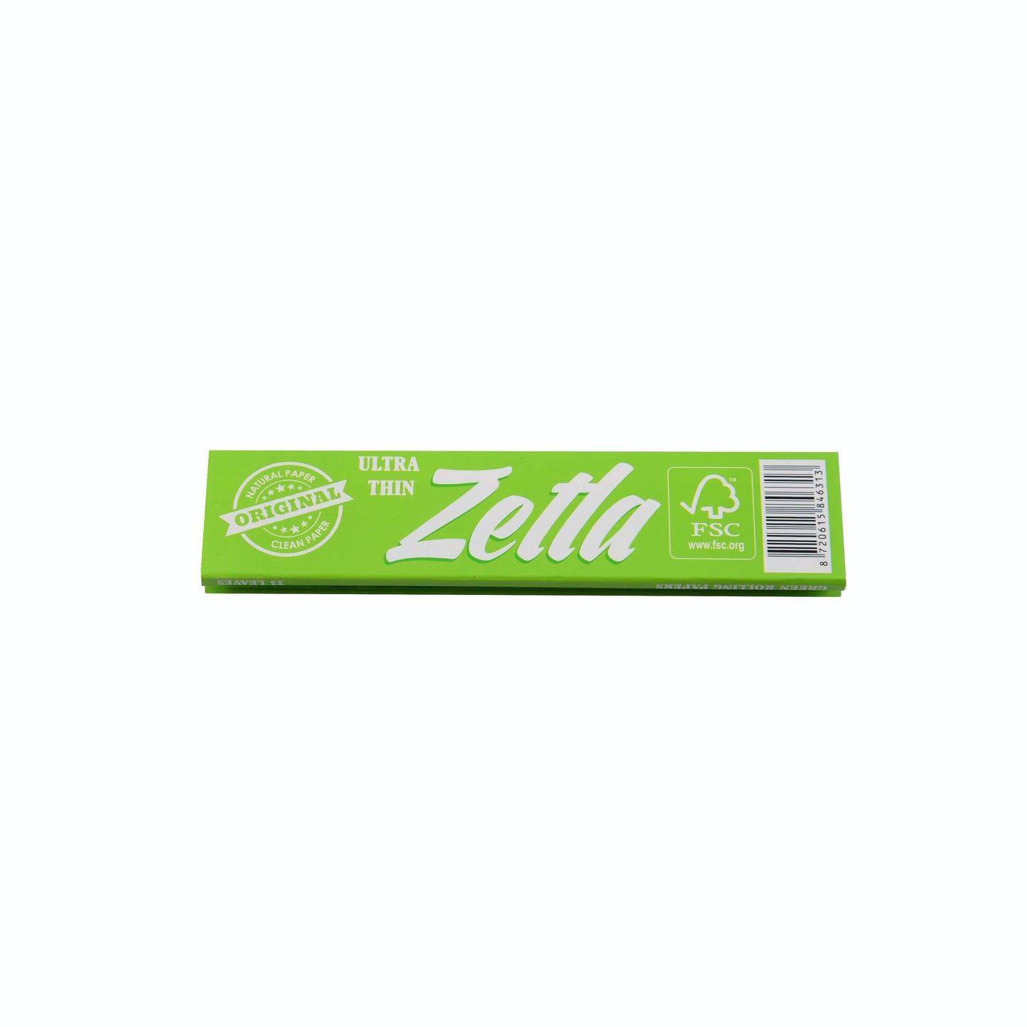 Zetla Rolling Papers Green King Size Slim (50 Packs) - Zetla