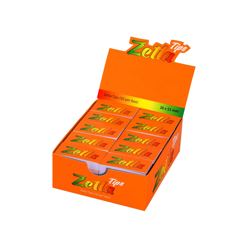 Zetla Filtertips Orange  ( 26 x 55 mm /  50 Pcs)