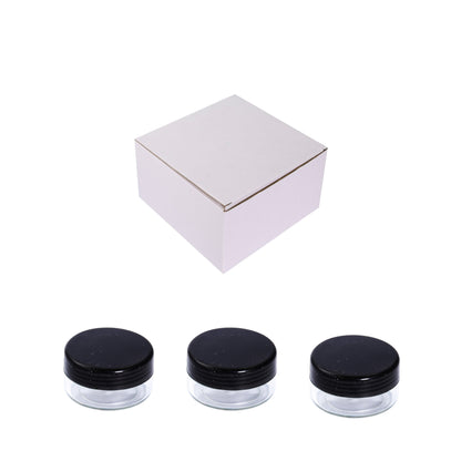 Plastic Boxes Round ( A1 ) + Lid ( 125 pcs )