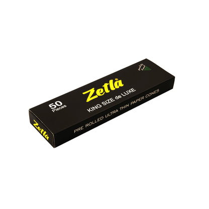 Pre Rolled Cones Zetla White King Size De Luxe (50 Pcs )