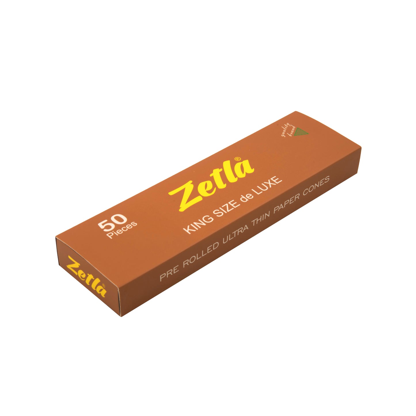 Pre Rolled Cones Zetla Brown King Size De Luxe (50 Pcs )