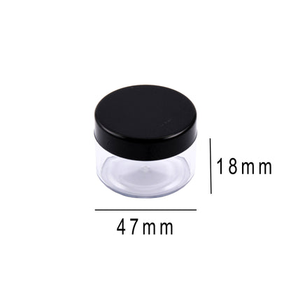 Plastic Boxes Round ( E5 ) + Lid ( 100pcs )