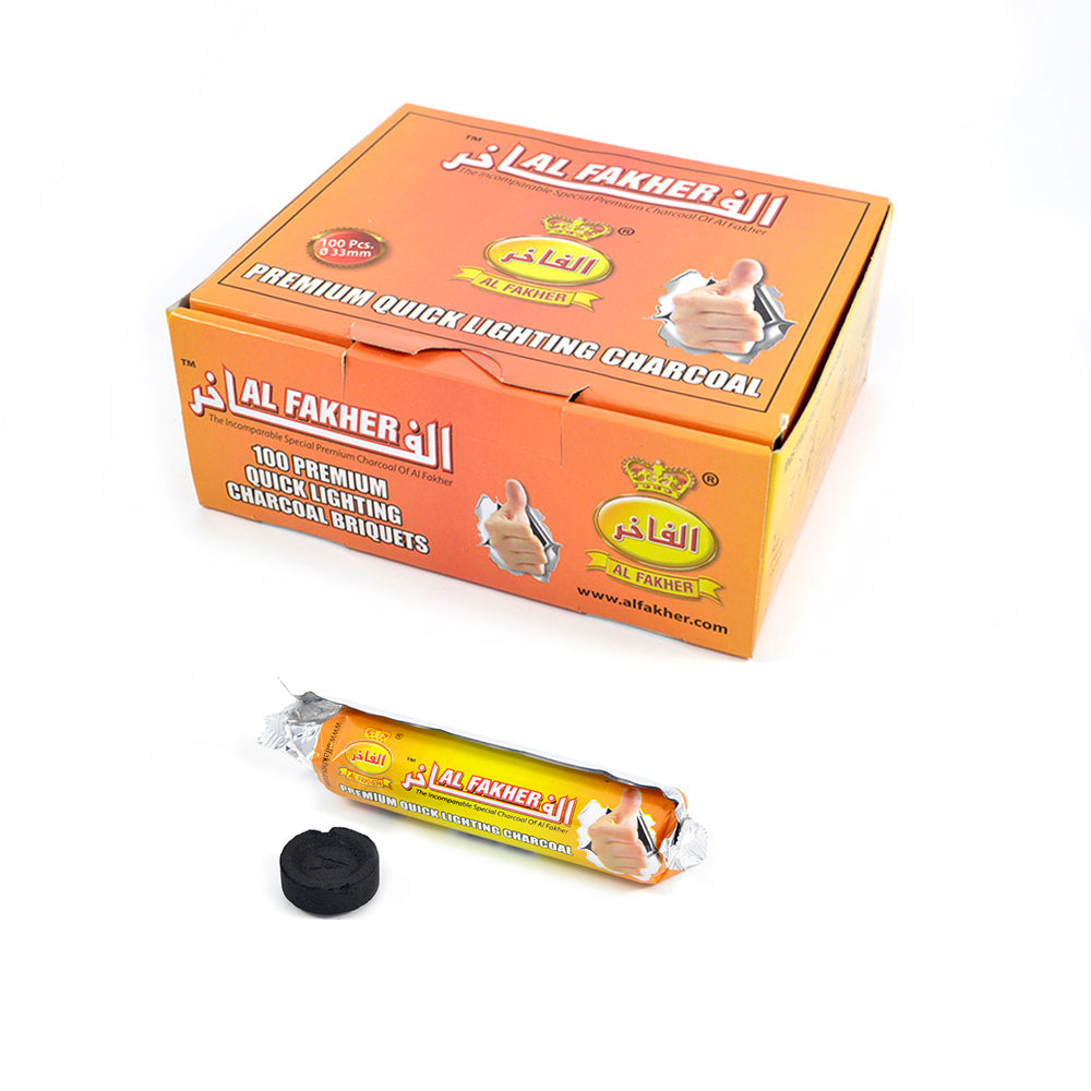 EASY LIGHT CHARCOAL ( ALFAKHER ) 33MM BOX/100
