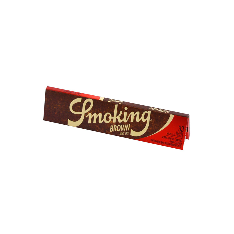 Rolling Papers Smoking Brown King Size Slim (50 Packs) - Zetla