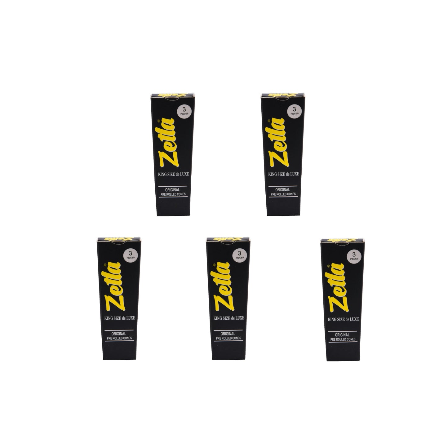 Pre Rolled Cones Zetla King Size De Luxe  (3 Pcs )