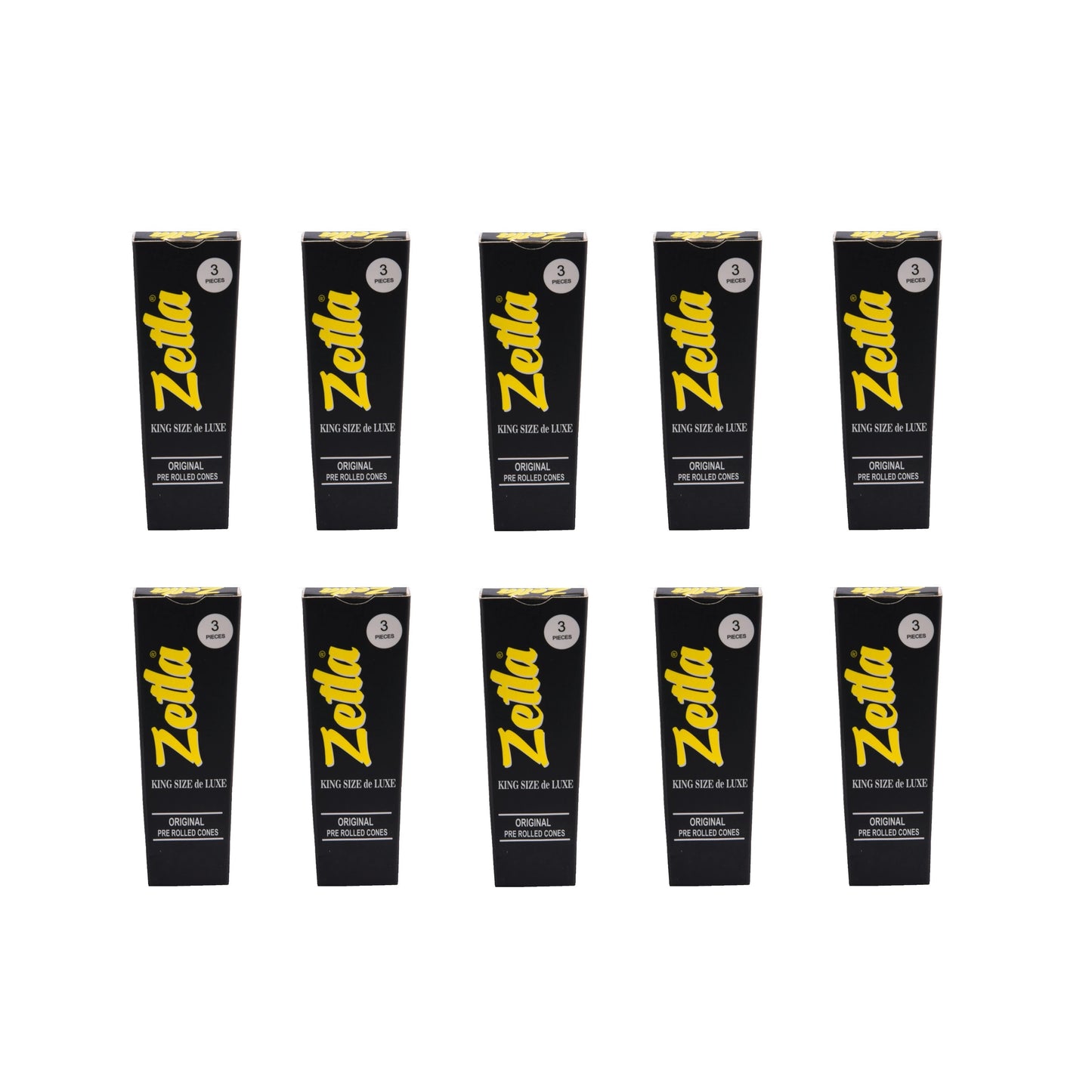 Pre Rolled Cones Zetla King Size De Luxe  (3 Pcs )