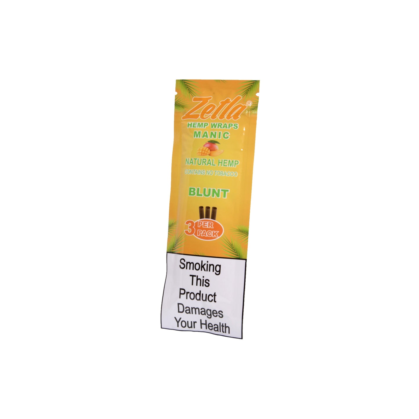 Zetla Hemp Wraps Manic ( 1 Packs / 3 Blunt ) - Zetla