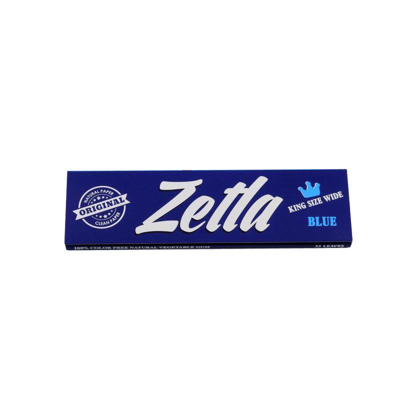 Zetla Rolling Papers Blue King Size Wide (100 Packs)