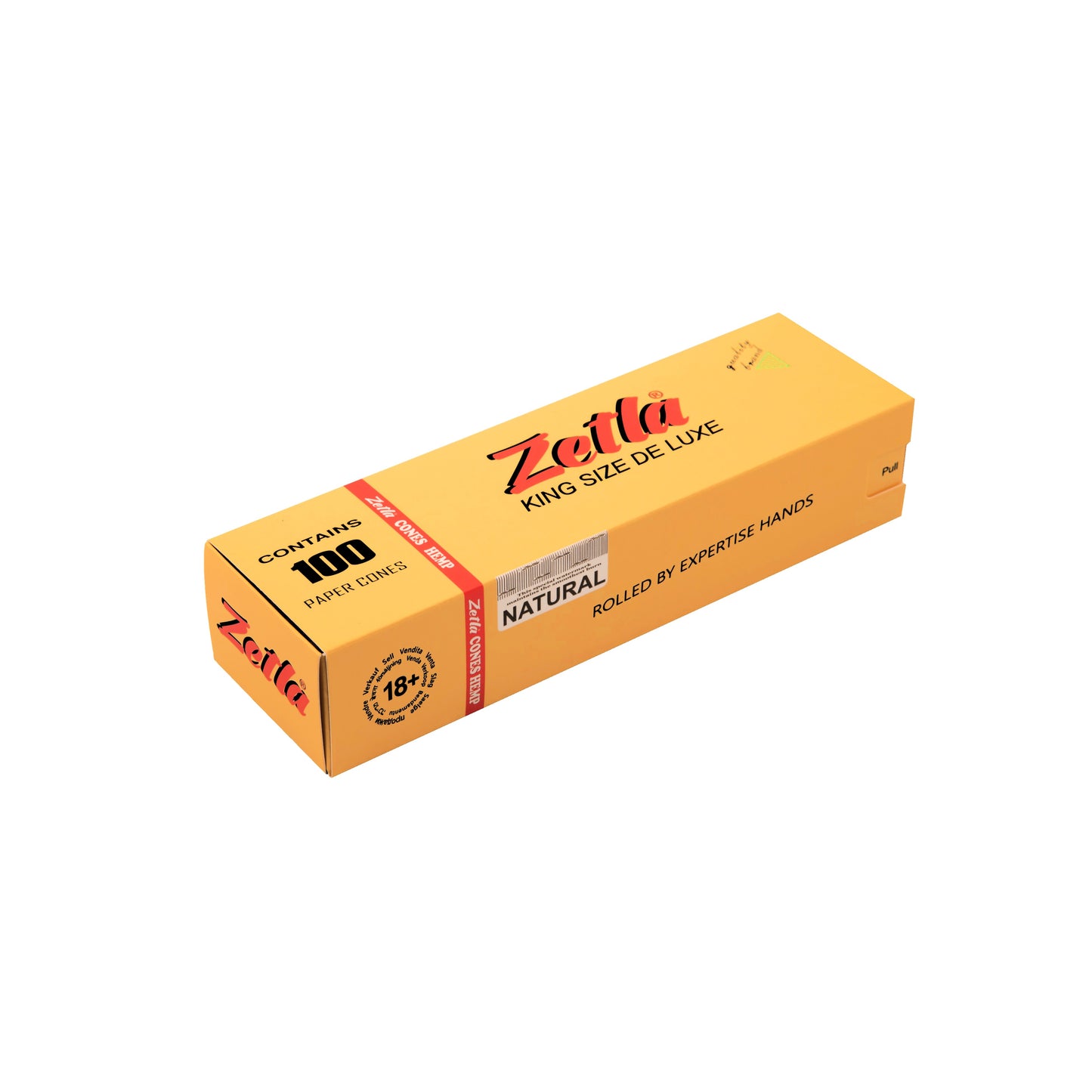 Pre Rolled Cones Zetla  Hemp King Size De Luxe (100 Pcs )