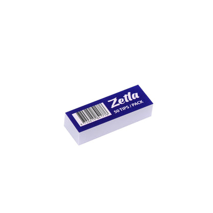 Zetla Rolling Papers Blue King Size Wide (100 Packs) + Zetla Filtertips Blue (100 Pcs) - Zetla