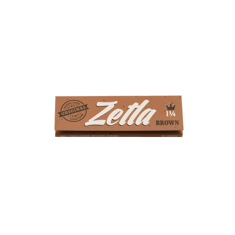 Zetla Rolling Paper Brown 1¼ (50 Packs) - Zetla