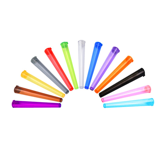 Tubes à joint Transparent Hard Mix Colors 112mm (250 Pcs)