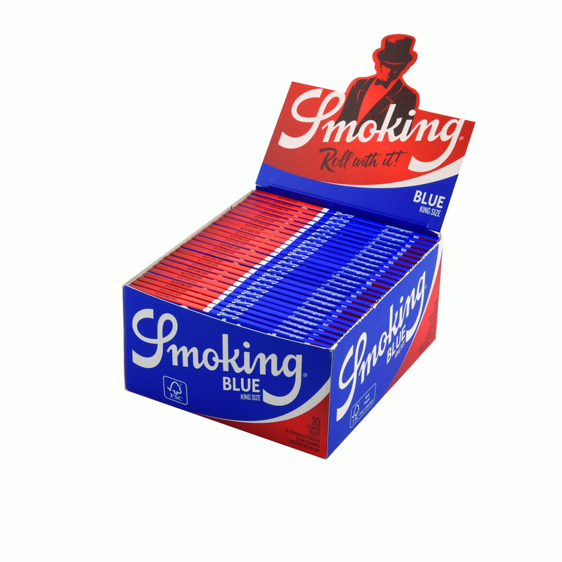 Papel De Fumar Smoking Blue King Size Regular