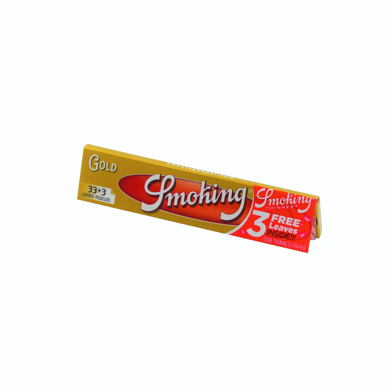Rolling Papers Smoking Gold King Size Slim (50 Packs) - Zetla
