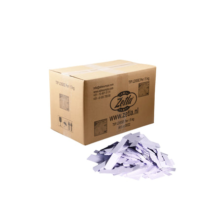 5kg White Filter Tips  (20x55 mm, 15,000+ Tips)