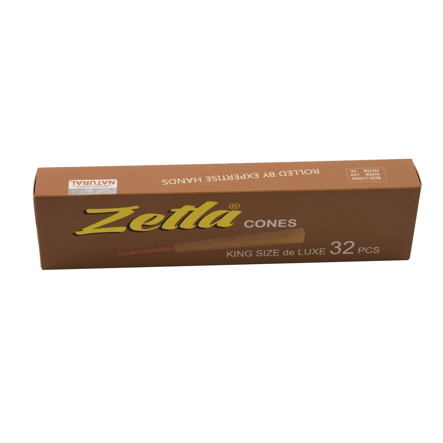 Pre Rolled Cones Zetla Brown King Size Deluxe (32 Pcs)