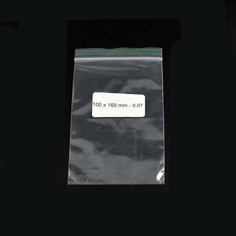 Ziplock Bag 100x165mm 0,07mm 1000 pcs - Zetla