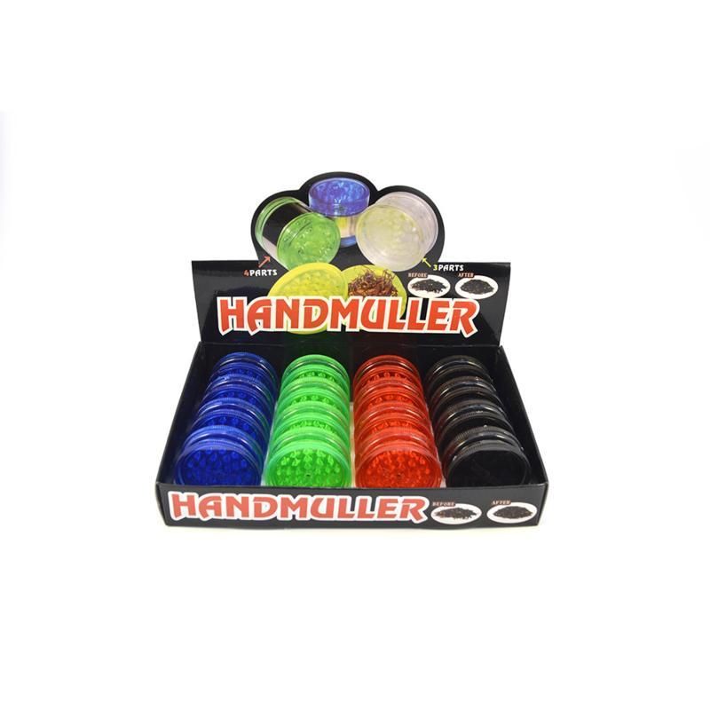 Plastic Grinders Mix Colors 2 parts (JL-005J) - Zetla