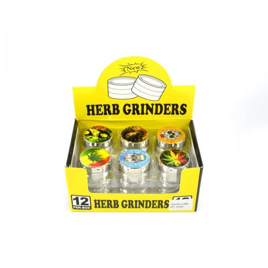 Mini Aluminum Grinders 3 Parts (JL-095J) - Zetla