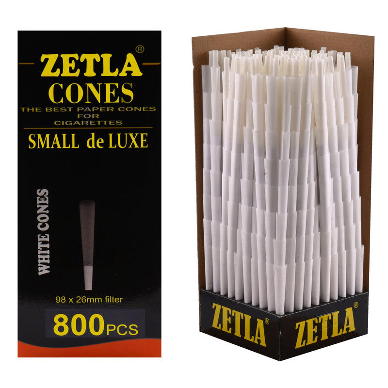 Pre Rolled Cones Zetla Small De Luxe (800 Pcs) - Zetla