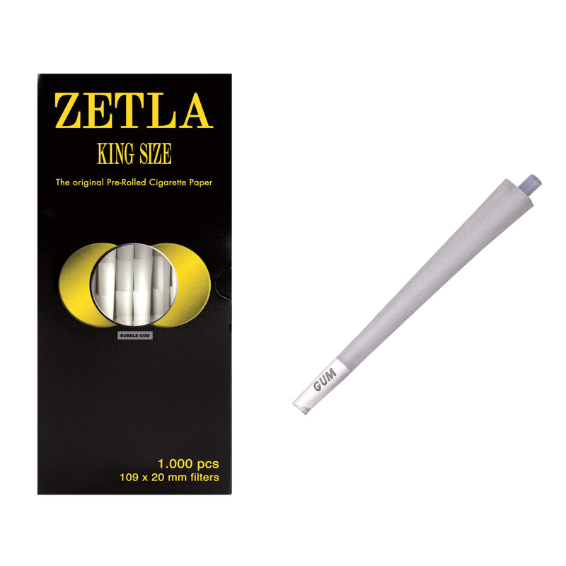 Pre Rolled Cones Zetla King Size With Logo (Mix Logo) (1000 Pcs) - Zetla