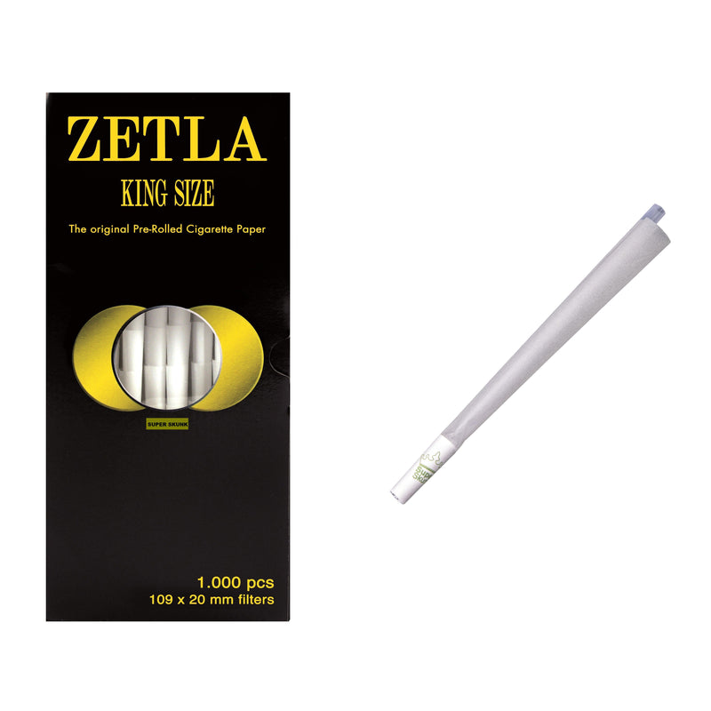 Pre Rolled Cones Zetla King Size With Logo (Mix Logo) (1000 Pcs) - Zetla