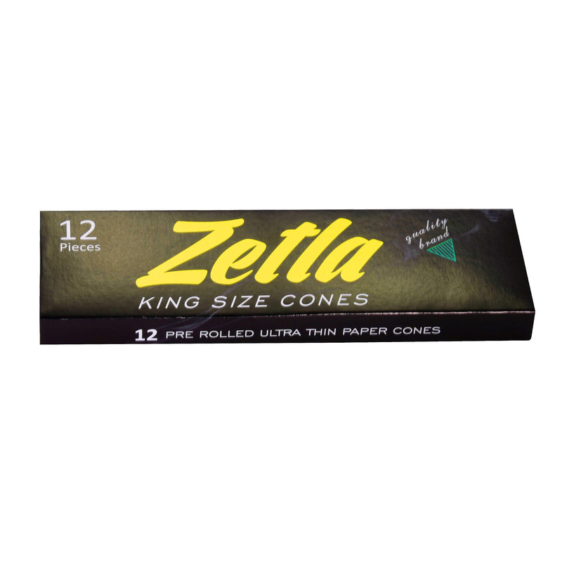 Pre Rolled Cones Zetla King Size De Luxe (12 Pcs) - Zetla