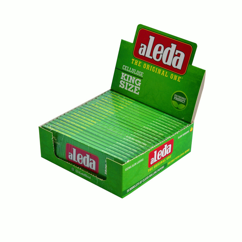 Rolling Papers Aleda Green King Size  (20 Packs) - Zetla