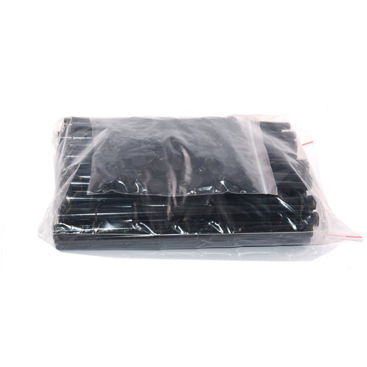 Joint Tubes Hard Transparent Black 112mm - Zetla