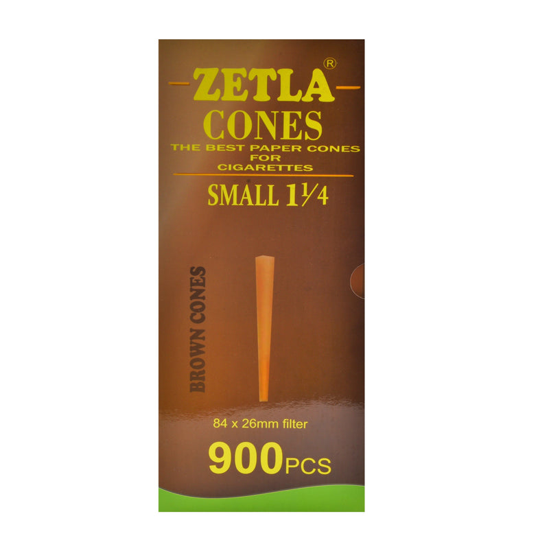 Pre Rolled Cones Zetla Brown Small 1 1/4 (900 Pcs) - Zetla
