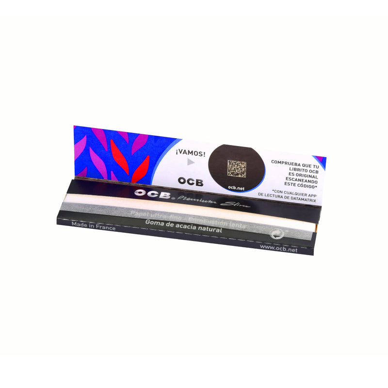Ocb black premium slim paper (x50) - Zetla