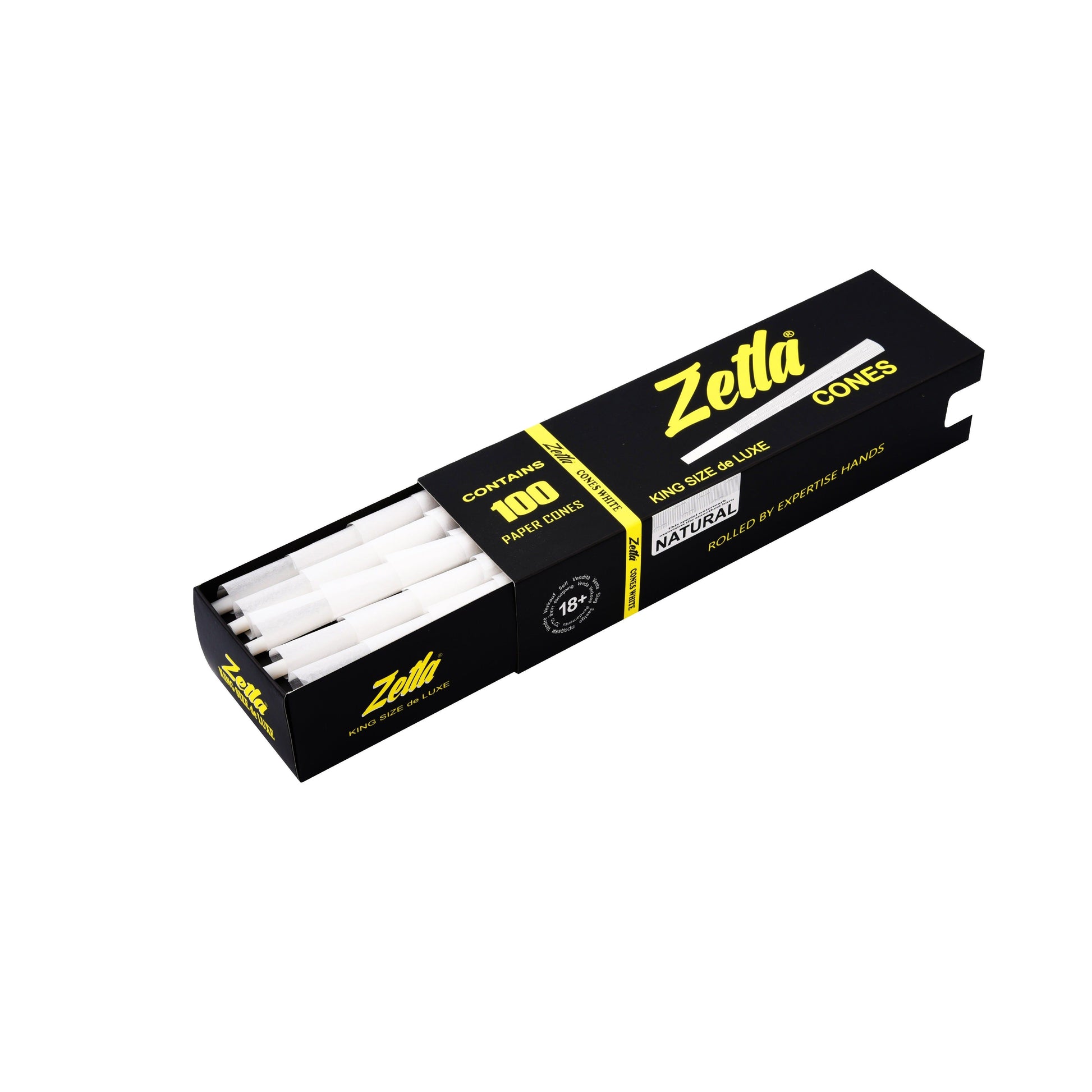 Pre Rolled Cones Zetla King Size De Luxe (100 Pcs) - Zetla