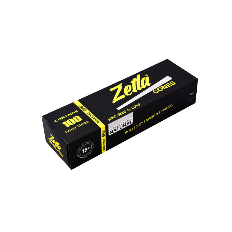 Pre Rolled Cones Zetla King Size De Luxe (100 Pcs) - Zetla
