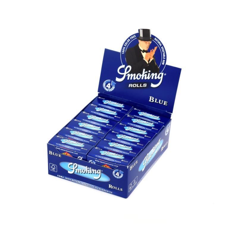 Rolling Papers Smoking Blue Rolls (24 Packs) - Zetla