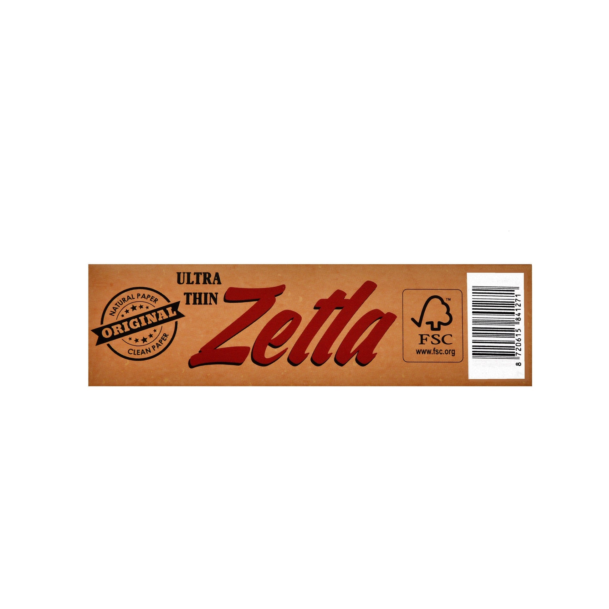 Zetla Rolling Papers Brown King Size Slim (50 Packs) - Zetla