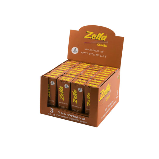 Pre-Rolled Cones Zetla Brown ( 3 Pcs ) - Zetla