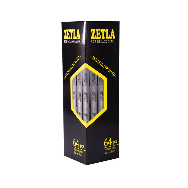 Pre Rolled Cones Zetla King Size De Luxe (64 Pcs) - Zetla