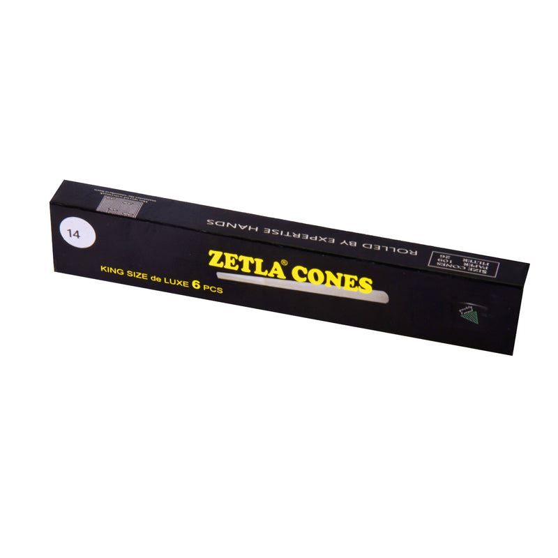 Pre Rolled Cones Zetla King Size De Luxe (6 Pcs) - Zetla