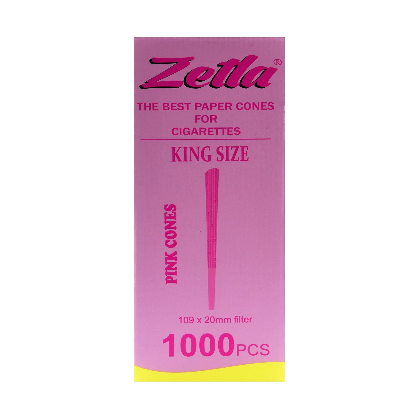 Pre Rolled Cones Zetla Pink King Size (1000 Pcs) - Zetla