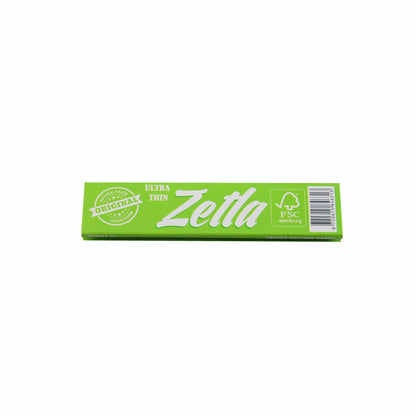 Zetla Rolling Papers Green King Size Slim (50 Packs) - Zetla