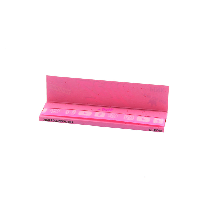 Zetla Rolling Papers Pink King Size Slim (50 Packs) - Zetla
